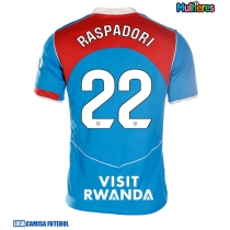 Camisa de Futebol Atletico Madrid Giacomo Raspadori #22 Equipamento Alternativo Mulheres 2025-26 Manga Curta